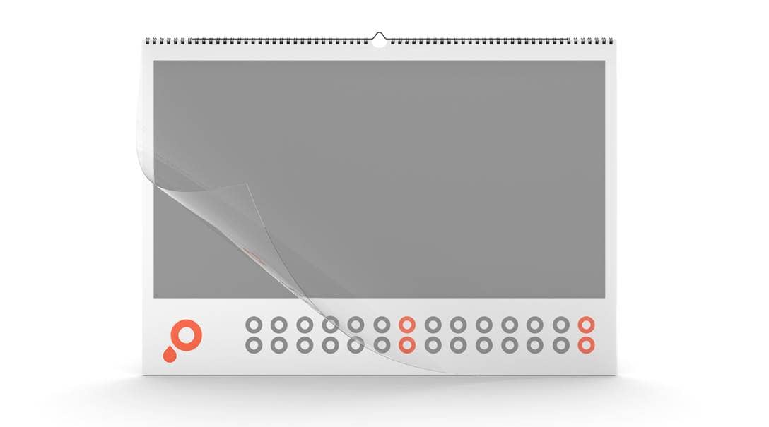 Calendari da parete con pellicola protettiva   immagine prodotto