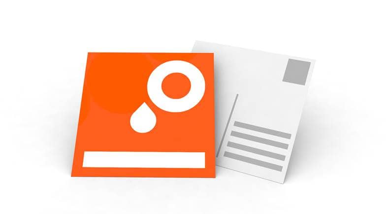 Cartoline in formato quadrato