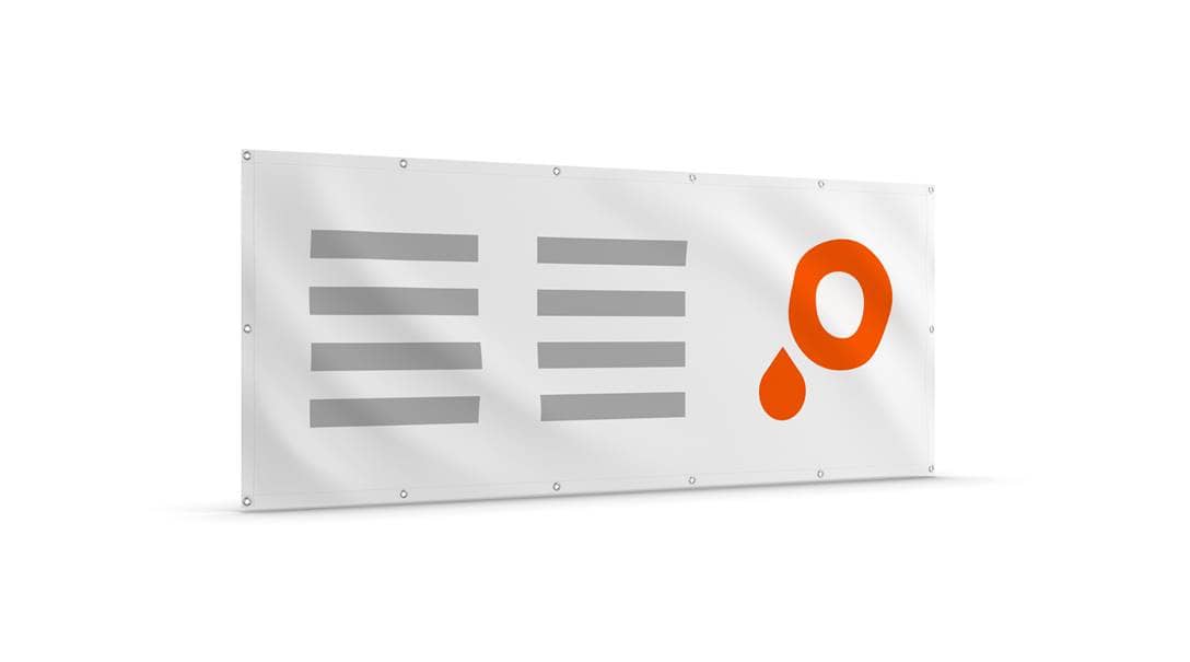 Banner in tessuto blockout