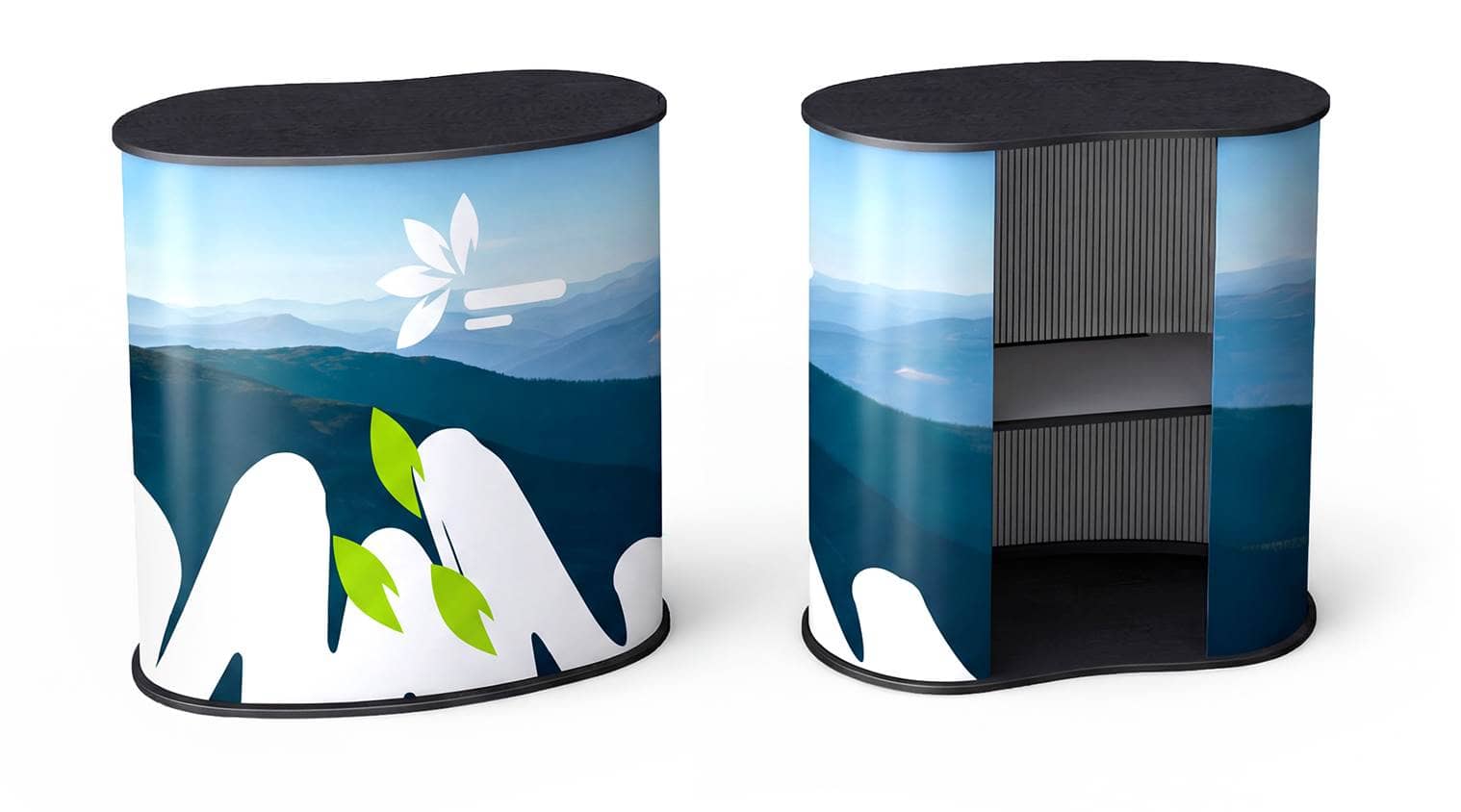 Banchetti per fiere curvi