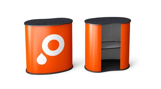 Banchetti per fiere curvi