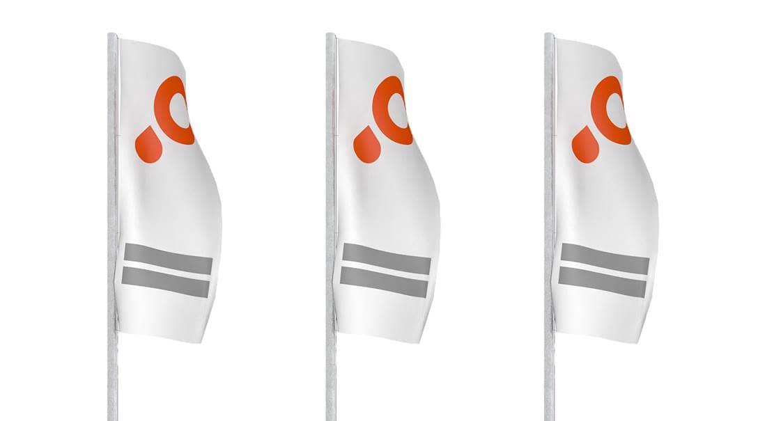 Immagine bandiere per asta