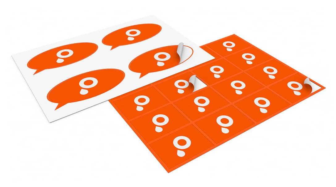 Immagine gamma adesivi etichette