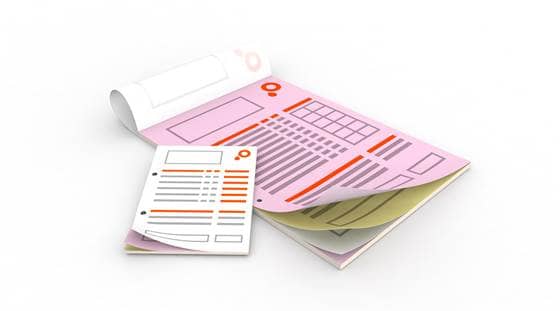 Immagine blocchi carta copiativa