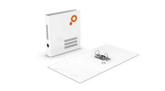 Immagine raccoglitori con leva