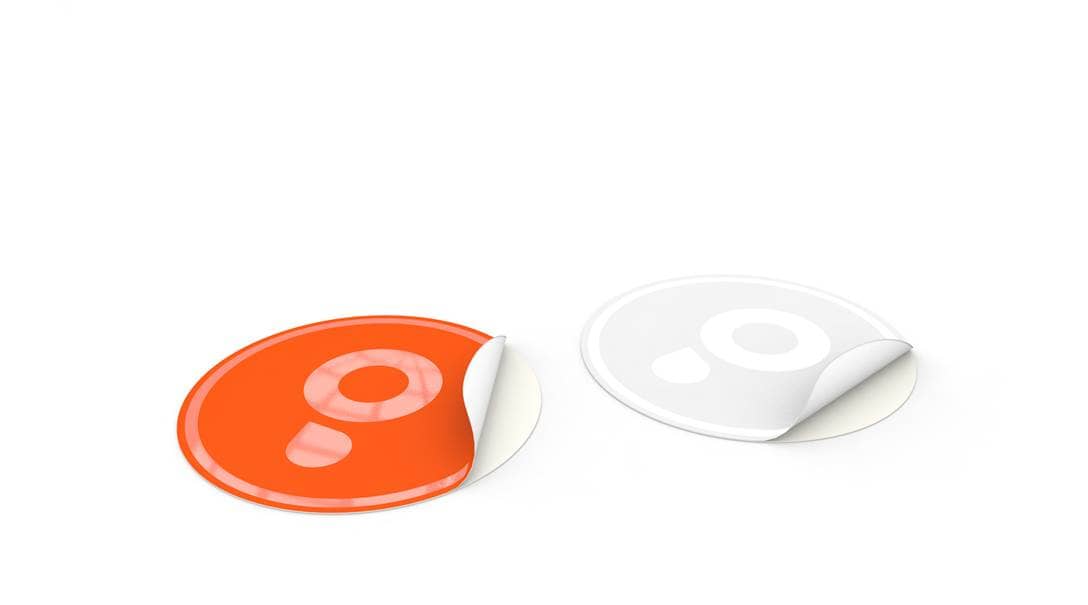 Immagine adesivi vernice UV selettiva