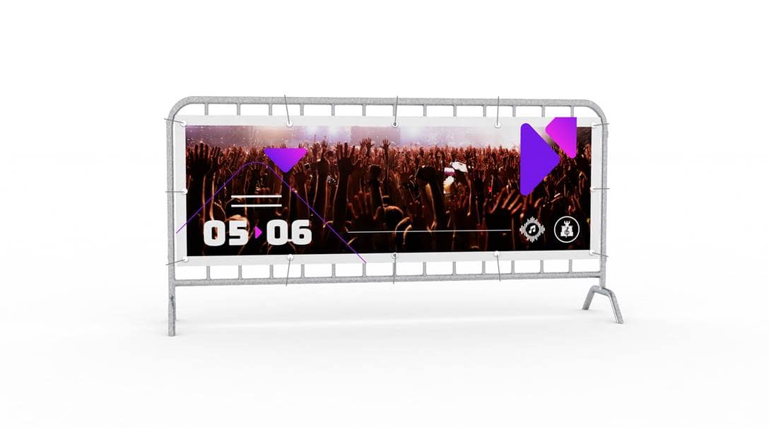 Striscioni per transenne