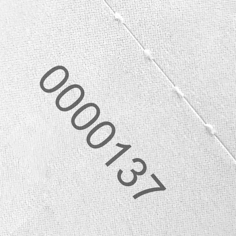 Immagine dettaglio perforazione / numerazione