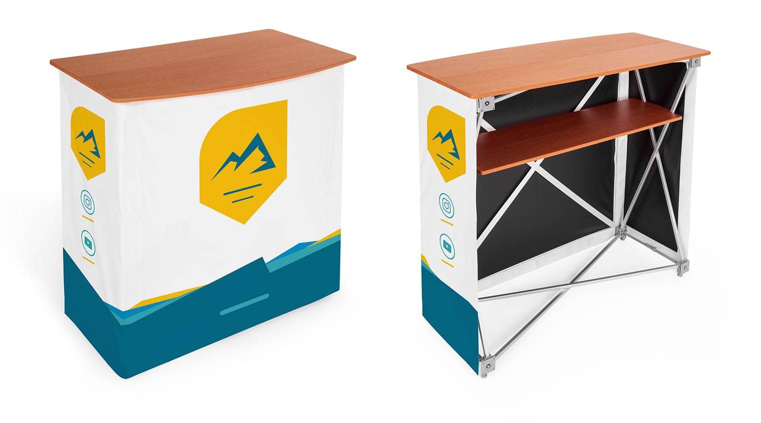 Banchetti per fiere in tessuto