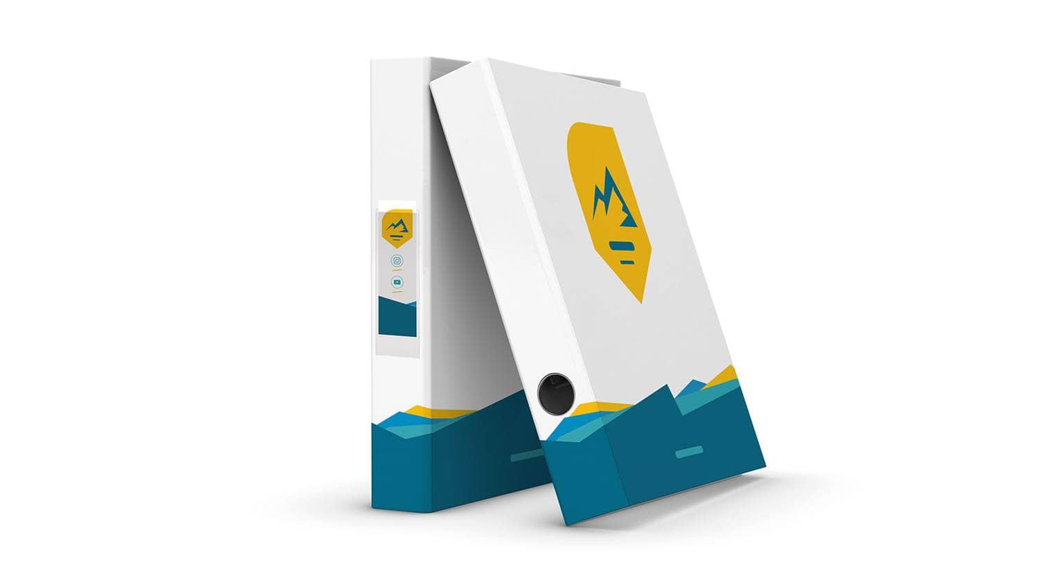 Raccoglitore con tasca sul destro