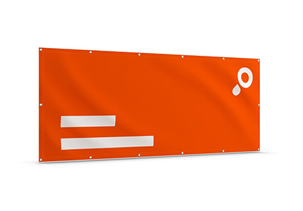Banner in tessuto per bandiere