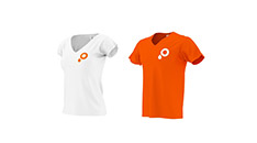 Alla configurazione delle T-shirt con scollo a V